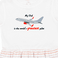 thumbnail image 4 of Inktastic Airplane Girls Toddler Dress, 4 of 5