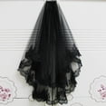 thumbnail image 4 of Travelwant Lace Veil, Bridal Wedding Veils Halloween Veil With Comb, 4 of 8