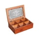 thumbnail image 3 of Caja de almacenamiento de baratijas de madera maciza, caja organizadora de escritorio, divisores multiusos, cajas de té para collares del Día de la, 3 of 9