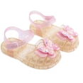 thumbnail image 5 of Girls' Sandals, Summer Closed Toe Transparent Waterproof Jelly Shoes, Girls' Beach Flat Shoes, 5 of 6