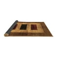 thumbnail image 2 of Ahgly Company Indoor Square Abstract Brown Modern Area Rugs, 5' Square, 2 of 4