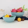thumbnail image 5 of Mainstays Blue 4-Piece Eco-Friendly Recycled Plastic Serve Bowl Set, 5 of 13