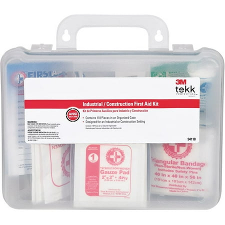 TEKK 94118-80025T 118 Piece Industrial First Aid Kit