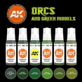 thumbnail image 2 of Set de pintura AK Interactive Orcs and Green Creatures con 6 pinturas, 2 of 2