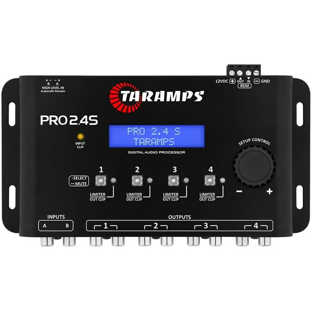 Procesador de señal y ecualizador Taramps Pro 2.4S DSP Crossover