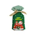 thumbnail image 1 of Honganda Christmas Candy Bag, Cartoon Print Christmas Treat Bags Plastic Drawstring Gift Bags Snack Wrapping, 1 of 6