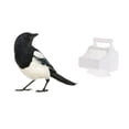 thumbnail image 4 of 5 Pieza Alimentador Cajas Alimentación Pájaros Accesorios de Animales Fácil de utilizar Elegante, 4 of 9