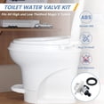 thumbnail image 3 of Scienceny Kit de válvula de agua para inodoro RV - Válvula de agua para inodoro de plástico RV resistente a fugas de fácil instalación Accesorios para vehículos recreativos, 3 of 6