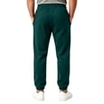 thumbnail image 5 of Men's Jogger Sweatpants Drawstring Elastic Waist Tapered Leg Solid Color Casual Athletic Lounge Pants with Pockets, 5 of 7