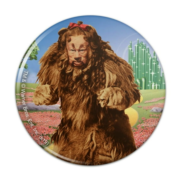 Wizard of Oz Lion Character Kitchen Refrigerator Locker Button Magnet