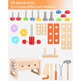 thumbnail image 5 of Caja de herramientas para niños, juguete para niños, niño de 3 años, adecuado para niños de 3, 4, 5, 6 y 7 años TUNC Sencillez, 5 of 5