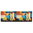 thumbnail image 6 of Yayeee Kitchen Valance Rod Pocket 54" x 18" Living Room Window Curtain, Modern Cocktails, 6 of 6