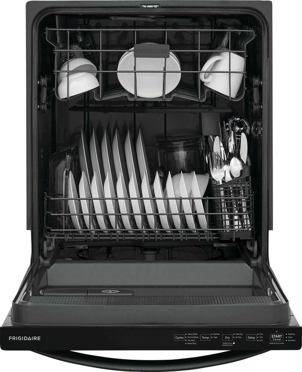 Frigidaire 24" Dishwasher, Energy Star Certified, Top Control, Black
