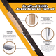 thumbnail image 4 of Cincel Formon Juego Madera Gubia Carpintero Tallado 12pzs Marron/Plata, 4 of 5