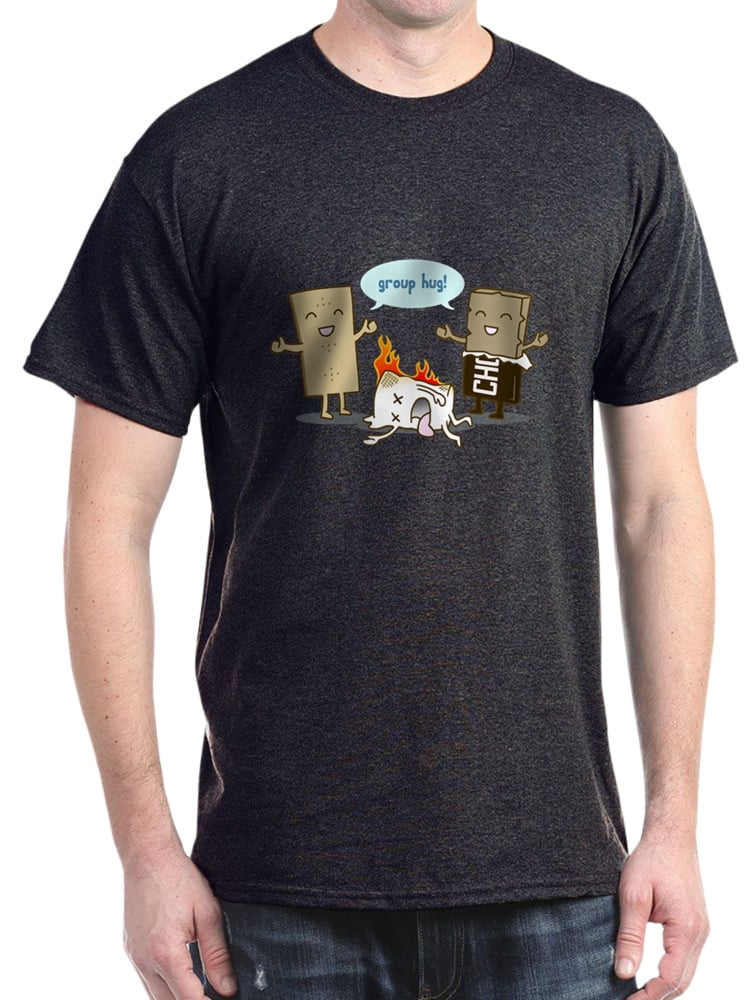 CafePress - Flaming Marshmallow - Group Hug! T-Shirt - 100% Cotton T ...