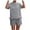 Gray, variant on Womens Outfits Summer Womens Summer Outfits 2024 Clothing Set Female Round Neck Short Sleeve Tops Pants Sets Cargo Pant Style S_485 Women's Tracksuits Khaki L