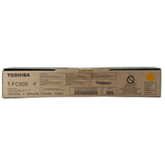Cartouche de Toner Laser Jaune TOSHIBA TFC505UY Neuve Originale pour TOSHIBA E-Studio 3505AC