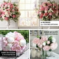 Efavormart 60 pcs Artificial PEONY Flowers for DIY Wedding Bouquets