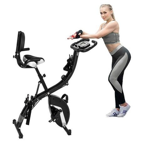 Indoor Cycling Bike Stationary Bicycle with Heart Rate Sensors, LCD Display, Professional Exercise Bike for Home and Gym