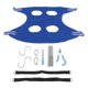 thumbnail image 1 of Dog Grooming Hammock Set Breathable Safe Restraint Bag Pet Grooming Sling with Nail Clipper Comb for Puppy Cat Blue 10 Piece Set L, 1 of 4