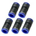 thumbnail image 1 of Conectores de aire de 5/8 pulgadas, 5 piezas de ajuste rápido de plástico, 1 of 6