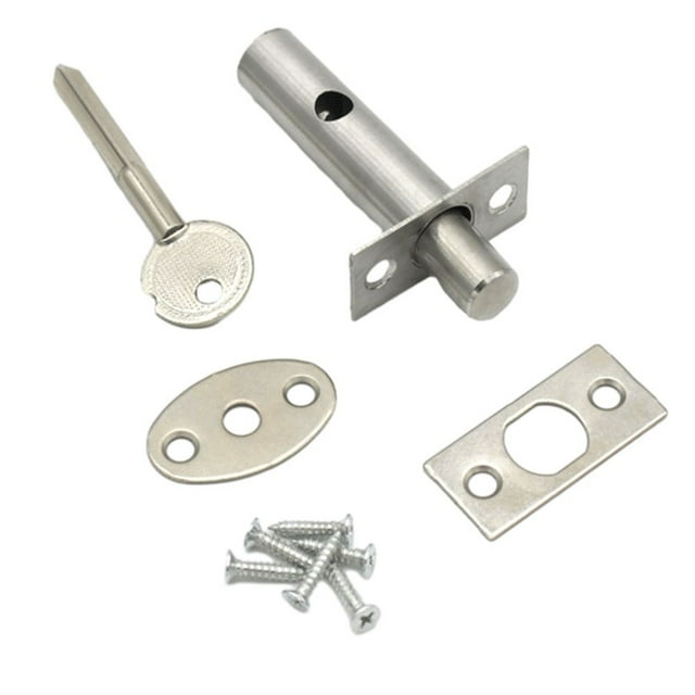 Tube Well Lock With Key Stainless Steel Security Bolt For Fire Escape Doors