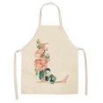 thumbnail image 1 of ENJOYW Letter A to Z Alphabet Pattern Kitchen Apron Sleeveless Cooking Cleaning Tools Apron, 1 of 7