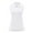 White, variant on QIJUNTUO Women's Summer Solid Color Shirt Stand Up Collar Sleeveless Casual Sports Top Tennis White
