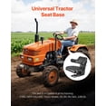 thumbnail image 3 of Universal Forklift Seat Wrap Around, Universal Tractor Seat with Micro Switch, Adjustable Tractor Suspension Seat with Tilt Fits for John Deere, Ford, Massey Ferguson, New Holland Tractor, 3 of 7