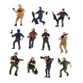 thumbnail image 2 of Yinanstore 11 Pieces Police People Figure Scenes for Sand Table DIY Scenery Centerpiece Style B, 2 of 8