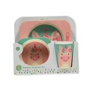 Little Me Baby Girls' 5-Piece Unicorn Feeding Set - pink, one size