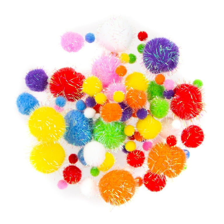 NEW! POM POMS, 400 Pieces. 1/2 Inch. Craft Pom Pom Balls, MADE IN  AMERICA!!!🇺🇸