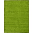 thumbnail image 1 of Unique Loom Solo Solid Shag Collection Area Modern Plush Rug Lush & Soft, 8' 0 x 11' 0 Rectangular, Grass Green, 1 of 5