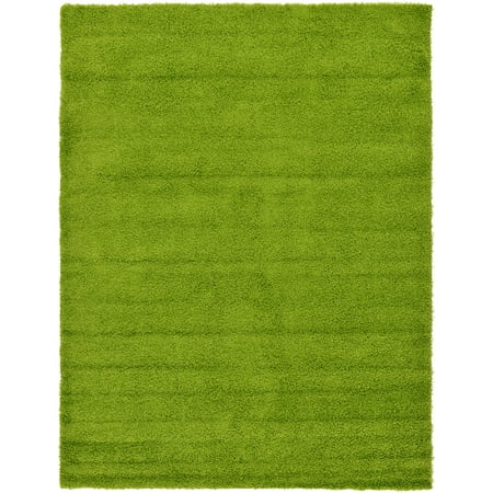 Unique Loom Solid Shag Contemporary Area Rug or Runner