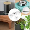 thumbnail image 5 of Household Plastic Self-Adhesive Pulley 360° Rotating Transport Rollers 4 Pieces, 5 of 5