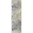 thumbnail image 2 of Addison Rugs Mayfield Premium Machine Washable Transitional Abstract Pewter Runner Rug, 2'3" x 7'6", 2 of 6