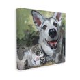thumbnail image 4 of Stupell Industries Dog & Cat Friendship Animals & Insects Painting Gallery Wrapped Canvas Art Print Wall Art, 36 x 36, 4 of 8