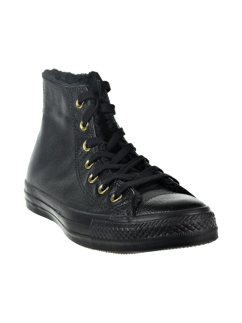 Converse Chuck All Star Winter Knit Leather Shoes Black 553365c - Walmart.com