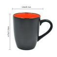 thumbnail image 6 of Hariumiu Ceramic Coffee Mug with Colorful Interior Easy-to-Clean Handle Tea Cup 16 OZ Matte Beverage Cup for Latte Tea Cappuccino, 6 of 7