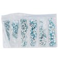 thumbnail image 1 of Paquete de material de disfraces de decoración de diamantes de imitación de cristal colorido de bricolaje (azul lago), 1 of 8