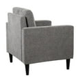 thumbnail image 6 of Lumisource Wendy Accent Chair With Black Wood Finish CHR-WENDYAC BKGY, 6 of 7