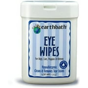Earthbath Pet Hypoallergenic Eye Wipes, 25 Count
