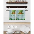 thumbnail image 3 of St. Patrick's Day Kitchen Dish Towels for Drying Dishes Set of 3, Spring Coin Green Clovers Blue Lattice Waffle Weave Microfiber Hand Tea Bathroom Towels Quick Dry & Absorbent Towel 15.7x23.6, 3 of 7