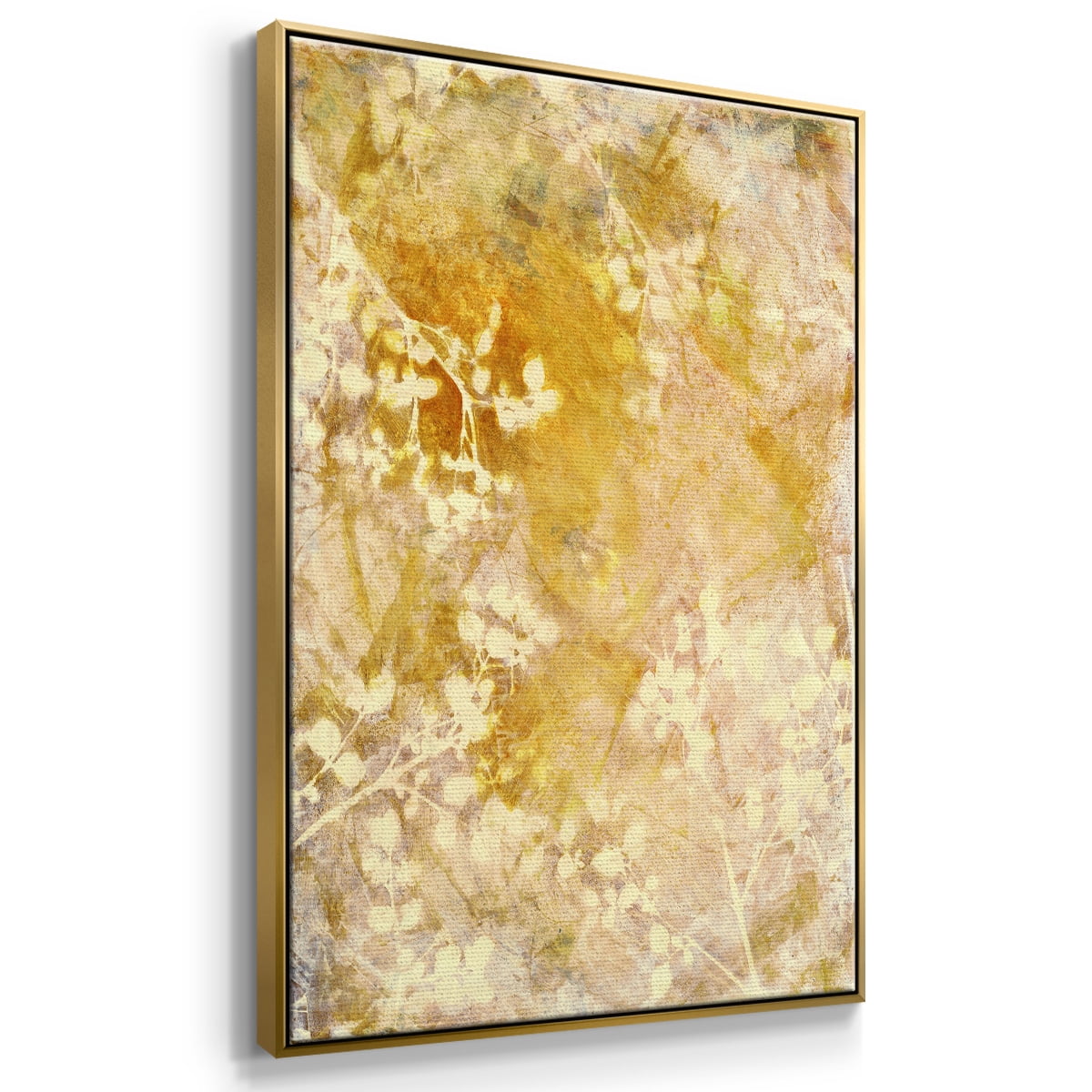 Rise and Shine Framed Premium Gallery Wrapped Canvas - Ready to Hang - 17 x 25 - Gold Floating Frame
