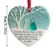 thumbnail image 3 of Adorno de La Amistad con Forma de Corazón de Vidrio Marino, Recuerdo de La Amistad, Adorno de Corazón de La Amistad para Árbol de Navidad., 3 of 6