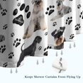 thumbnail image 6 of Schnauzer Dogs with Paw Shower Curtain 36"x72" ,Bathroom Decorative Shower Curtains Set with 12 Hooks,Modern Waterproof Washable Shower Curtain, 6 of 6