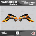 thumbnail image 2 of Kalair GFX Graphics Kit for Kawasaki KLX140R (2019-2023) Warrior Series, 2 of 5