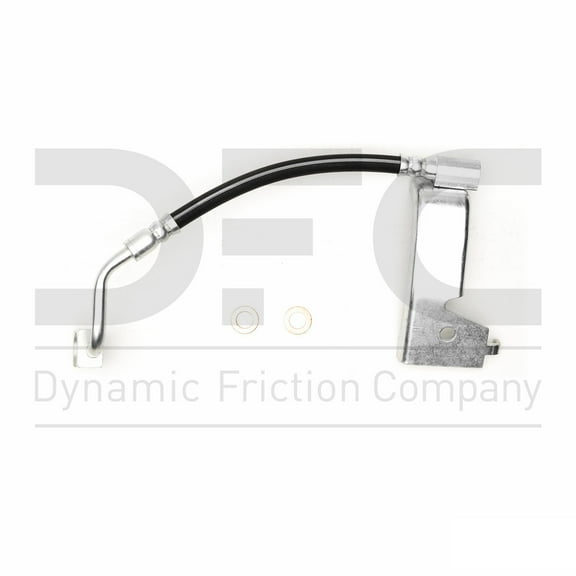 Rear Lower Left Dynamic Friction Company Brake Line Hose 350-54158 For 1994-1995 Ford Mustang