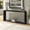 Black, variant on Evelyn&Zoe Modern Farmhouse 64" Wide Alder White Console Table