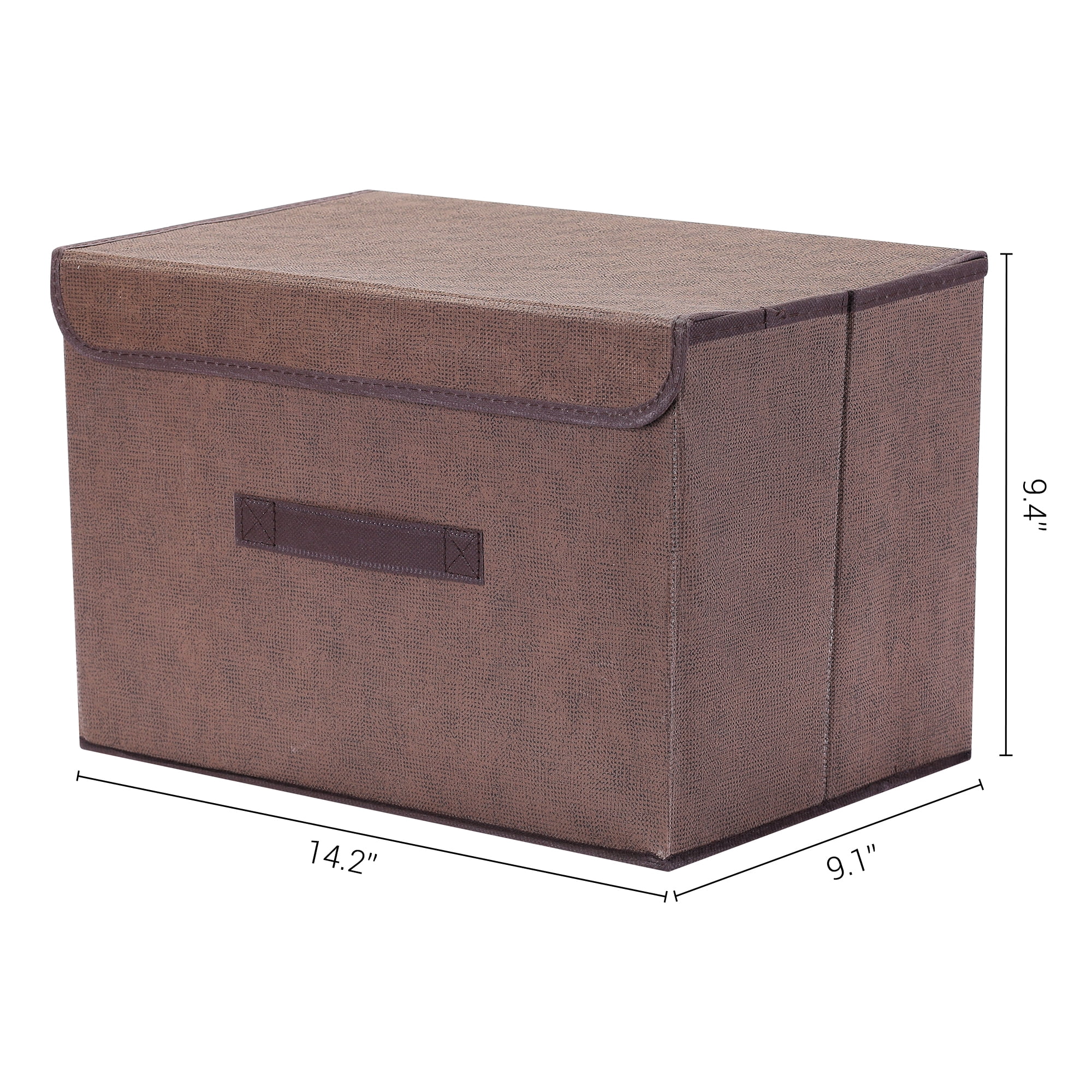 Unique Bargains 1 Pack Clothes Storage Bags Moving Bags Coffee 14.2*9.1*9.4in